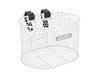 Electra Basket Electra Honeycomb Small Strap White Front